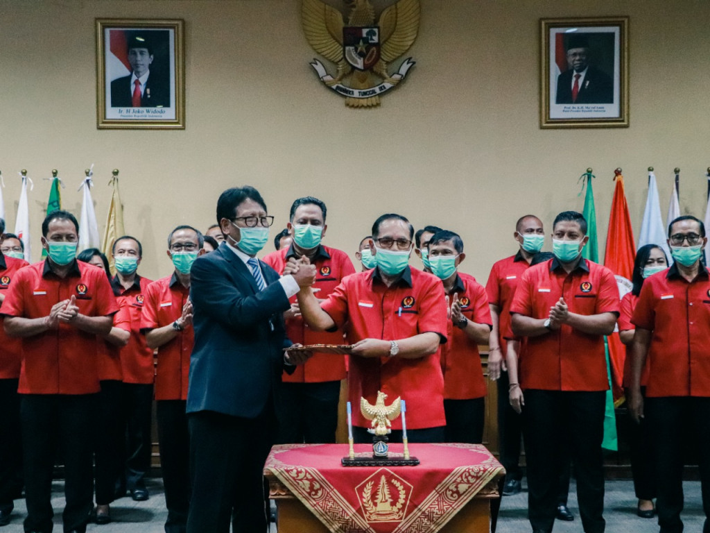 Pengurus KONI Badung Masa Bakti 2021-2025 Dikukuhkan